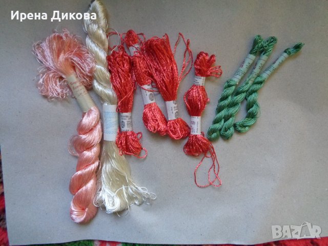 Продавам конци за бродерия