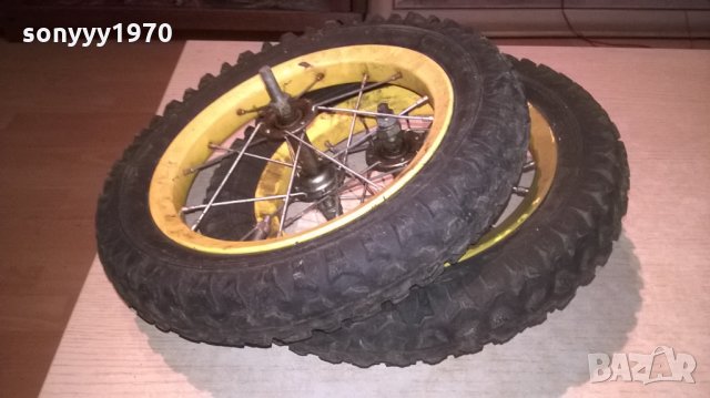 поръчани-ГУМИ С МЕТАЛНИ ДЖАНТИ-30Х5СМ, снимка 2 - Части за велосипеди - 27187743