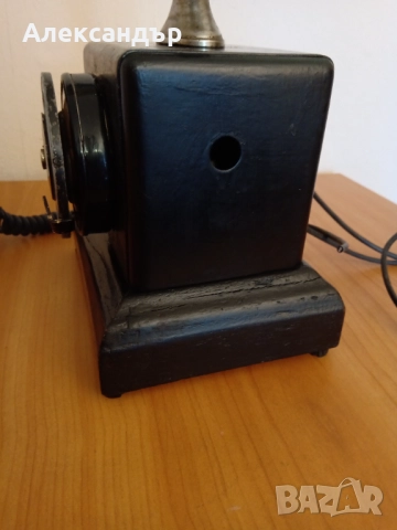 Български ретро телефон, снимка 3 - Антикварни и старинни предмети - 52412498