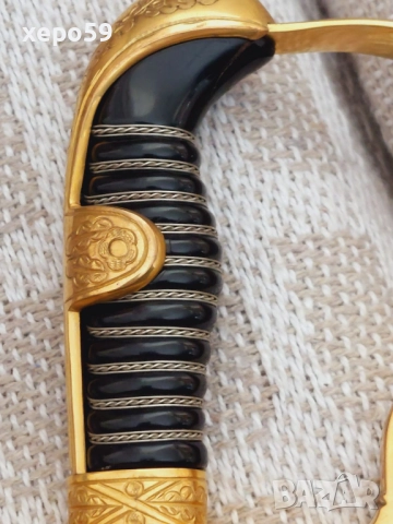 WW2- Парадна немска сабя-Вермахт 1933-34год.позлатена бронзова ръкохватка,като нова, 3 900 лв, снимка 6 - Антикварни и старинни предмети - 52265637