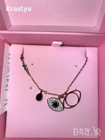 колие на Сваровски , снимка 3 - Колиета, медальони, синджири - 52908099