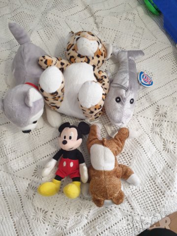 5 бр плюшени играчки, снимка 1