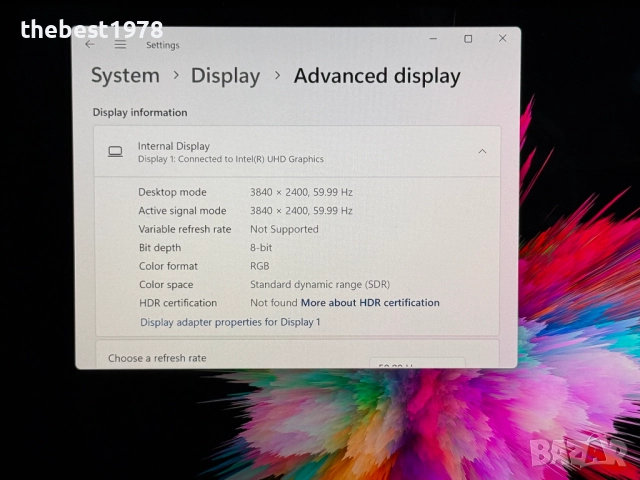 4K Touch Dell Precision 5560`i7-11850H/32GB RAM/1TB SSD/Nvidia T1200/Бат 10ч, снимка 10 - Лаптопи за работа - 52079635