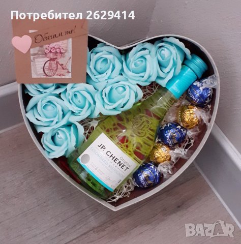 Луксозна кутия с сапунени рози ., снимка 6 - Изкуствени цветя - 36623101