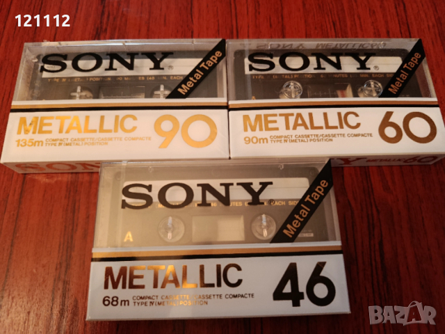 Аудио касети Sony Metallic 46,60,90
