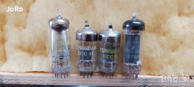 Радио Сет лампи Tungsram- EM80, ECC81, EZ80, El84 ECH81 EF85., снимка 2 - Ресийвъри, усилватели, смесителни пултове - 49462545