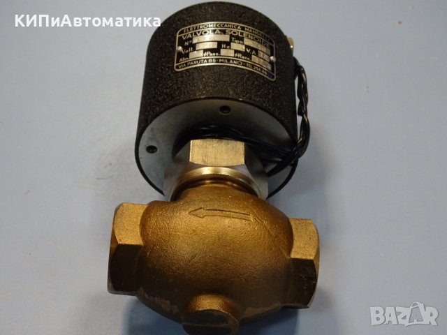 магнет вентил Elettromeccanica Mandelli valvola solenoide 49/50 220V G3/4, снимка 3 - Резервни части за машини - 37810641