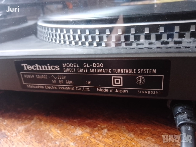 Technics sl-d30 Made in Japan профилактиран, снимка 8 - Грамофони - 51484183