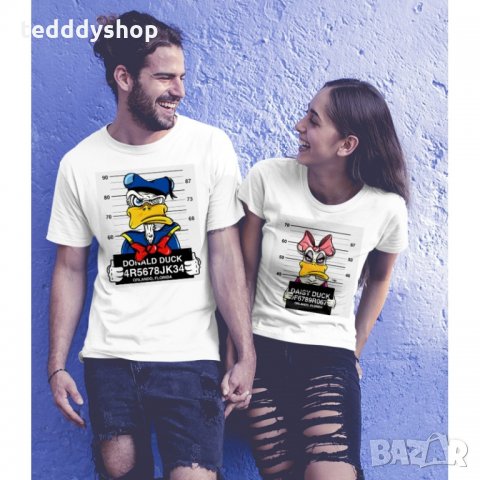 Tениски за влюбени - Daisy and Donald Orlando, снимка 1 - Тениски - 27943030