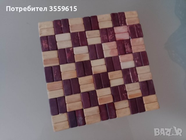 дървена подложка за горещи съдове, снимка 1