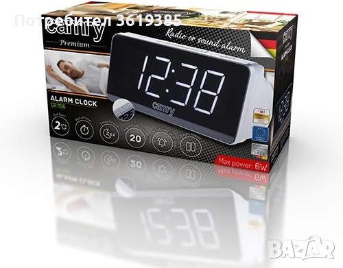 Радио часовник - будилник Camry CR 1156, снимка 6 - Други - 43543592