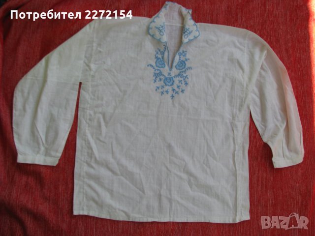 Автентична мъжка риза от носия, снимка 1 - Антикварни и старинни предмети - 28636229