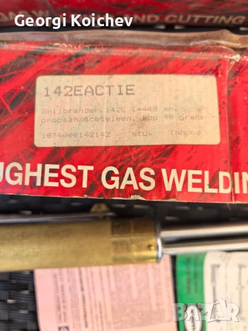 горелка за ръчно рязане HARRIS - 142E, снимка 3 - Други инструменти - 51301690