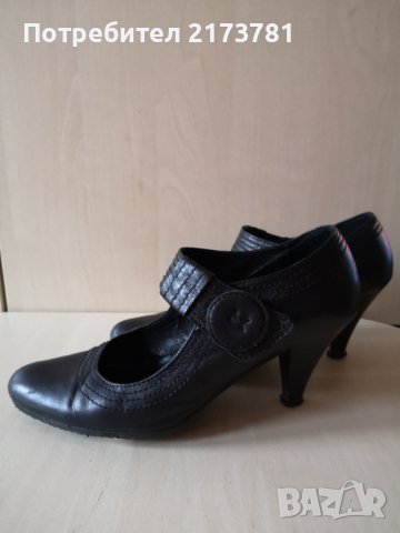 Дамски обувки на висок ток от естествена кожа , снимка 16 - Дамски елегантни обувки - 33196170