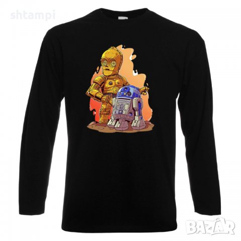 Мъжка тениска Star Wars R2-D2 & C3PO Star Wars Игра,Изненада,Подарък,Геймър, , снимка 2 - Тениски - 36809844