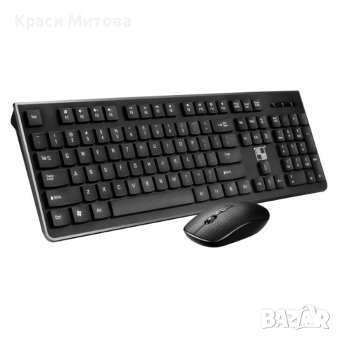 Бизнес безжични Wireless клавиатура и оптична мишка, съвместими с Windows KMT3, снимка 2 - Клавиатури и мишки - 53524335