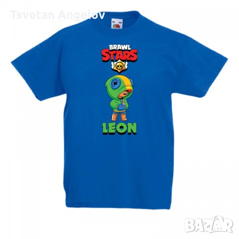 Разпродажба! Детска тениска  Leon Brawl Stars, снимка 1 - Детски тениски и потници - 32269173