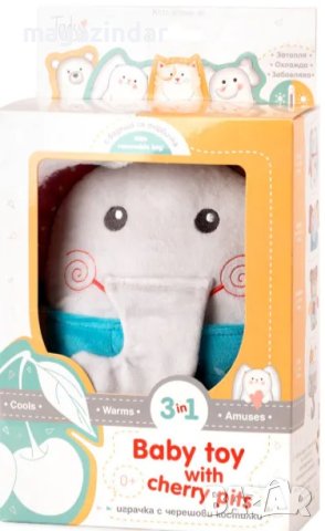 Плюшена играчка с черешови костилки при колики, снимка 3 - Плюшени играчки - 43502869