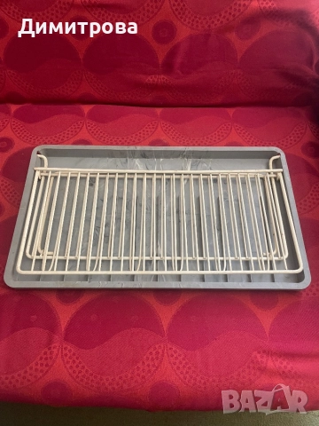 Сушилник метален за чинии /сгъваем/, сушилници за чинии с подложка - 2 бр., снимка 5 - Други - 50175088