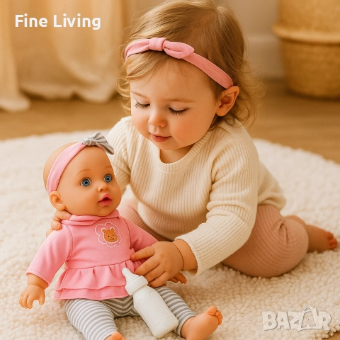 Очарователна кукла бебе - перфектният подарък за малките дами, снимка 4 - Кукли - 52119908