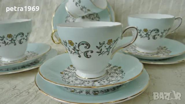 Порцеланови тройни сетове на Hudson and Middleton, снимка 2 - Чаши - 49422476