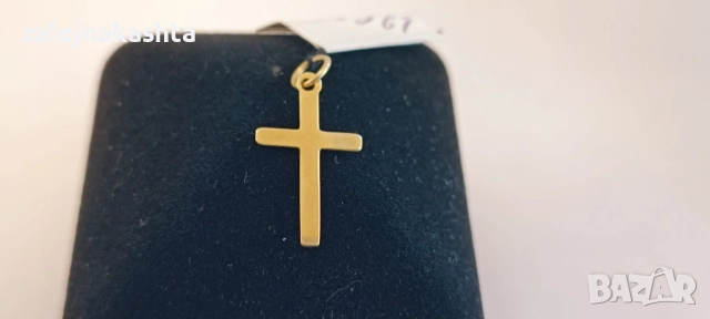 Нов Златен кръст-0,61гр/14кр, снимка 4 - Колиета, медальони, синджири - 52799596