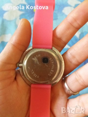 Розов ръчен часовник , снимка 4 - Дамски - 37604141