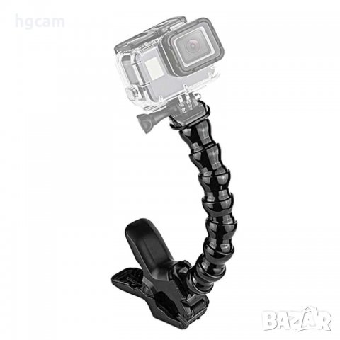 Гъвкав статив с щипка Jaws Flex Clamp Mount за екшън камери, снимка 5 - Чанти, стативи, аксесоари - 27704321