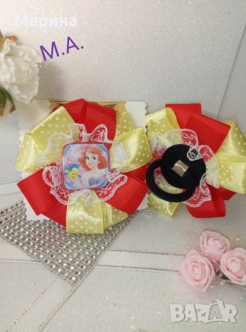 ’Малката русалка Ариел и Флаундър’ чудесни детски аксесоари за коса, снимка 4 - Други - 28940181