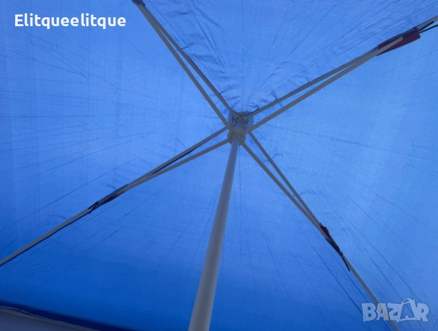 Плажен чадър – Ø2.40 м, височина 2.70 м, снимка 8 - Други стоки за дома - 52182536