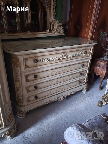 Италианска барокова спалня Silik 085, снимка 10 - Спални и легла - 38766472