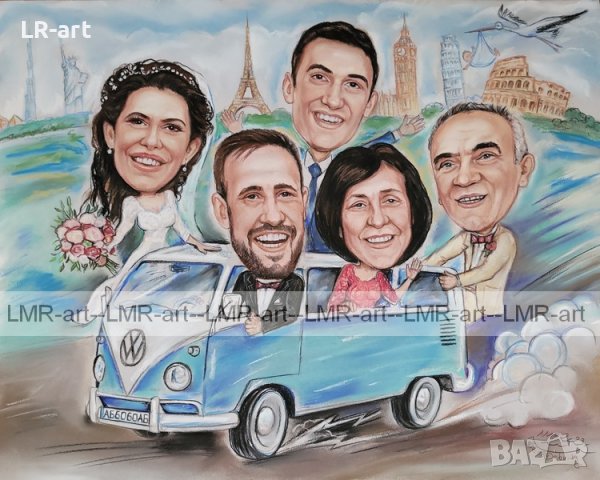 Рисувам ръчно КАРИКАТУРИ, професионално 