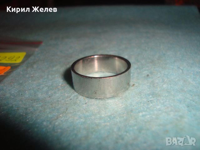 КРАСИВ ГРАВИРАН ПРЪСТЕН ТИП ХАЛКА СРЕБРИСТ МОДЕН АРТ МОДЕЛ НЕ го лови Магнит 26292, снимка 4 - Пръстени - 34985530