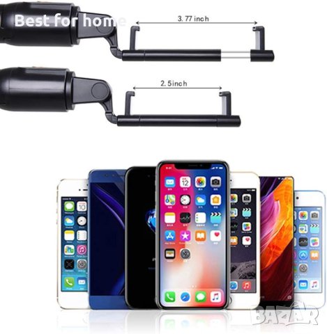 Селфи стик и трипод с дистанционно 2в1 - Atron K07, снимка 4 - Селфи стикове, аксесоари - 43472018