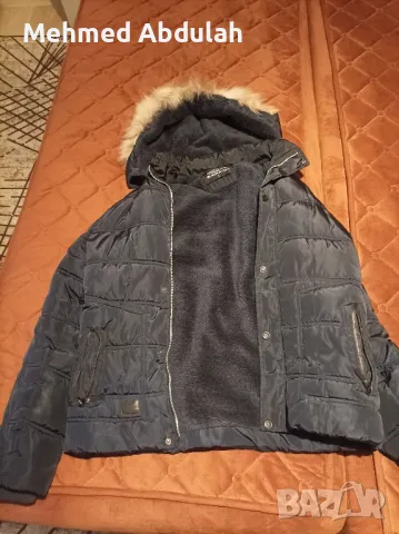 Мъжко поларено ватирано яке, снимка 5 - Якета - 49019548