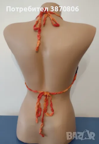 50% намаление Бюстие, сутиен, памук/акрил плаж, почивка голям размер L, XL , снимка 3 - Корсети, бюстиета, топове - 50237800