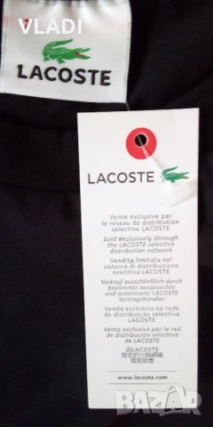 Тениска Lacoste черна, снимка 3 - Тениски - 43502849