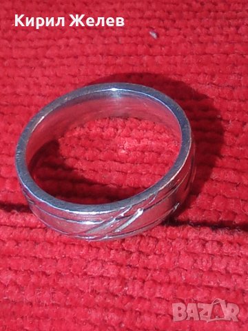 ПРЕКРАСЕН СРЕБЪРЕН ФЕШЪН АРТ ПРЪСТЕН СРЕБРО 925 с БЯЛА ПОЗЛАТА РЪЧНО ОРНАМЕНТИРАН Тип ХАЛКА 27163, снимка 17 - Пръстени - 36829429