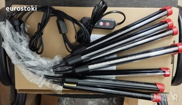 GroCruiser фитолампа с 8 глави и статив за високи растения,  с пълен спектър, таймер (4/8/12 часа), снимка 7 - Други - 51897511