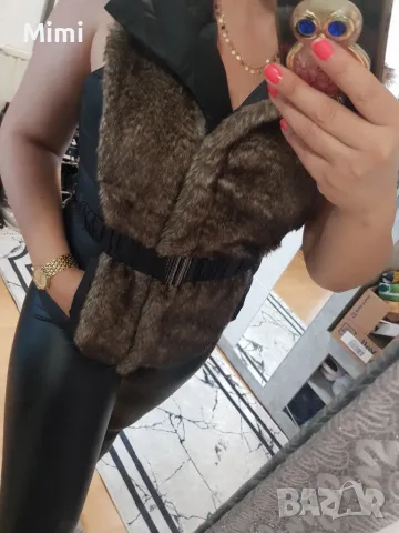 Дамски Елек с колан S/M