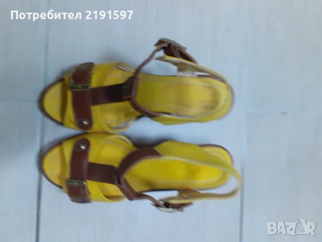 Дамски сандали на платформа Tendenz , снимка 2 - Сандали - 53509448