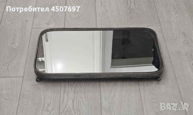 Посребрен Поднос 1880г., снимка 9 - Антикварни и старинни предмети - 53056524