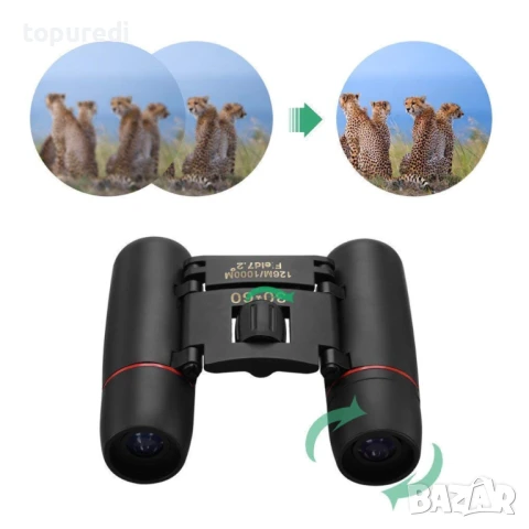 КОМПАКТЕН БИНОКЪЛ SAKURA 30X60, снимка 8 - Оборудване и аксесоари за оръжия - 50643816