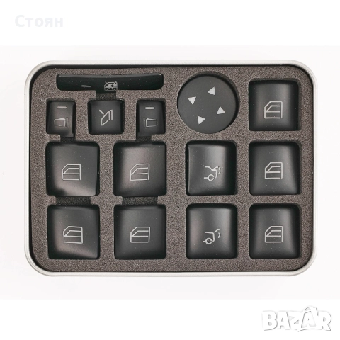 Бутони ел стъкла мерцедес, снимка 4 - Части - 52636847