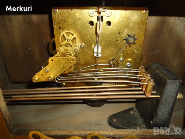 СТАР НАСТОЛЕН КАМИНЕН ЧАСОВНИК-BREVETE S.G.D.G., снимка 11 - Антикварни и старинни предмети - 27408851