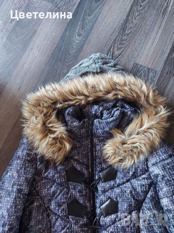 Дамско яке с плетиво, снимка 3 - Якета - 38183369