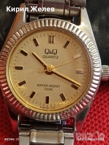 Марков дамски часовник Q/Q QUARTZ JAPAN много красив стилен дизайн 51705, снимка 4 - Дамски - 53591651