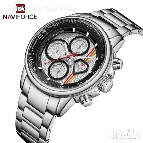 Мъжки часовник NaviForce NF9184 SW., снимка 9 - Мъжки - 34763252