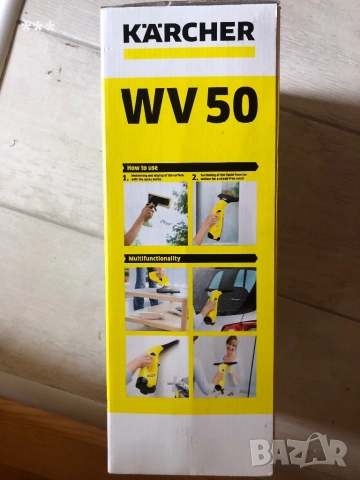 Уред за почистване на прозорци Karcher WV 50 plus /280 мм./, снимка 2 - Други стоки за дома - 51468677