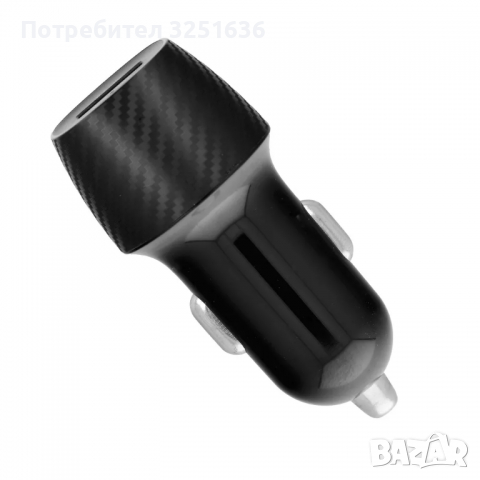 12V.  20W CARBON Type C 3.0 PD20W + USB QC3.0 18W 3A , снимка 3 - Зарядни за кола - 36526425